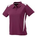 Augusta Medical Systems Llc Augusta 5013A Ladies Premier Sport Shirt - Maroon & White; Extra Large 5013A_Maroon / White_XL